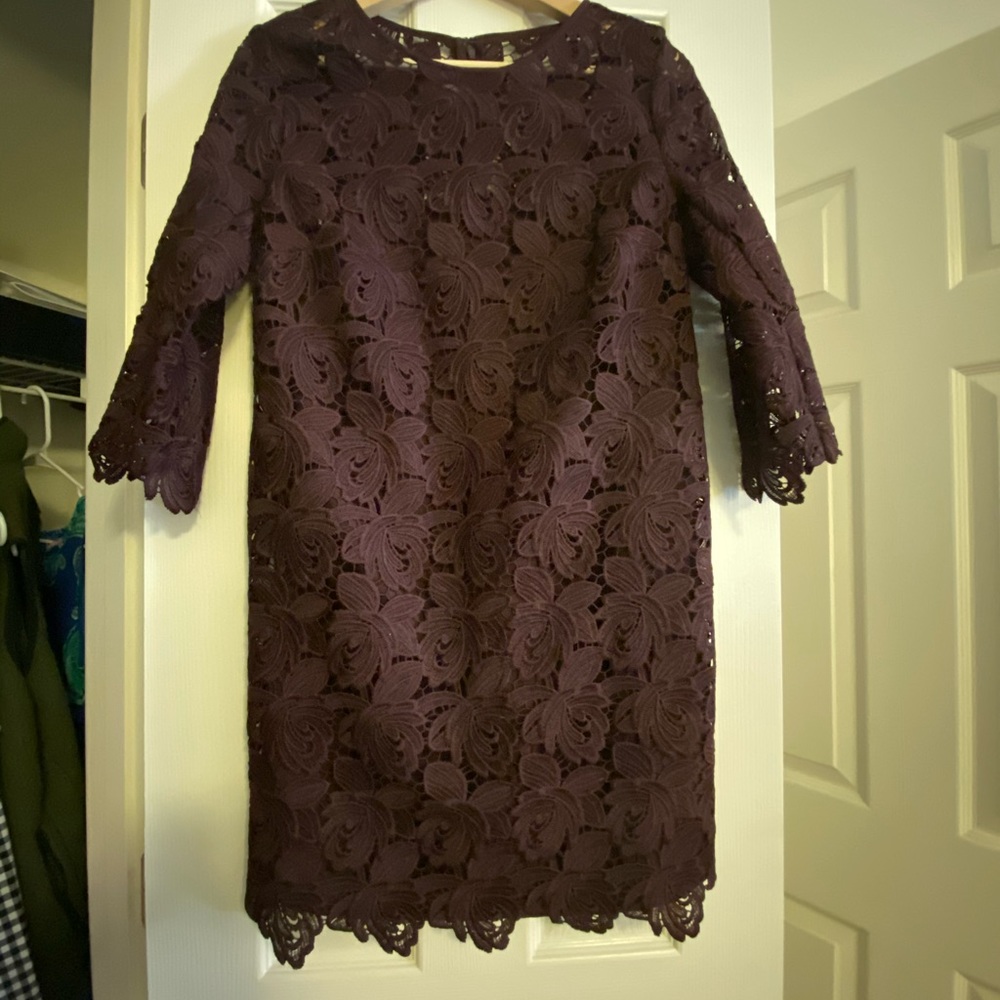 Maroon Dress  Loft Dress
